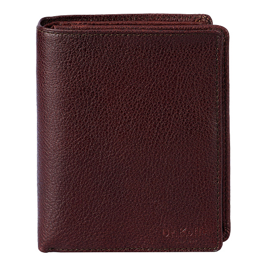 Портмоне Dr.Koffer из натуральной кожи коричневый