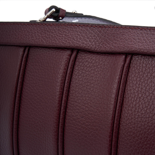 Женская сумка Dr. Koffer из натуральной кожи бордовая