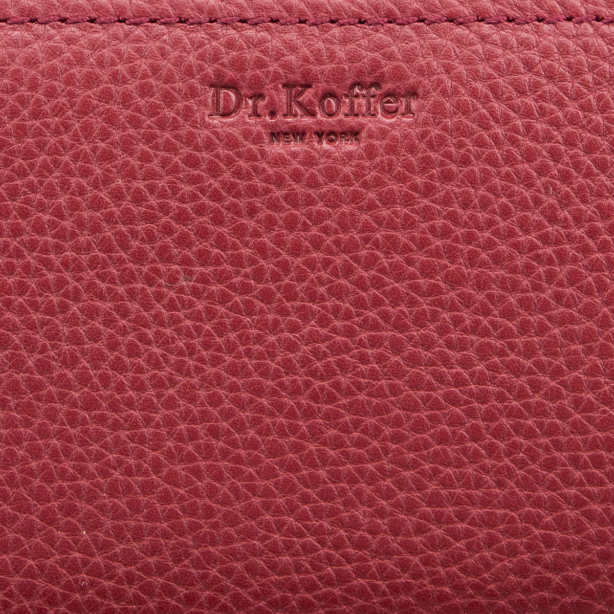 Портмоне Dr.Koffer из натуральной кожи бордовый
