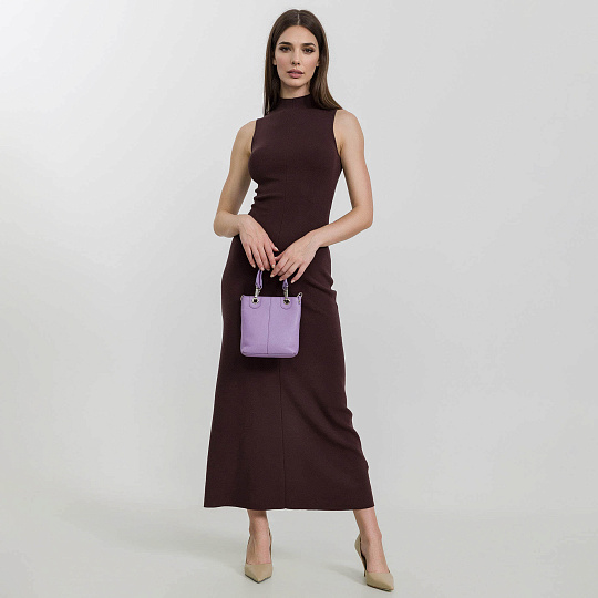 Женская сумка Dr. Koffer из натуральной кожи розовая