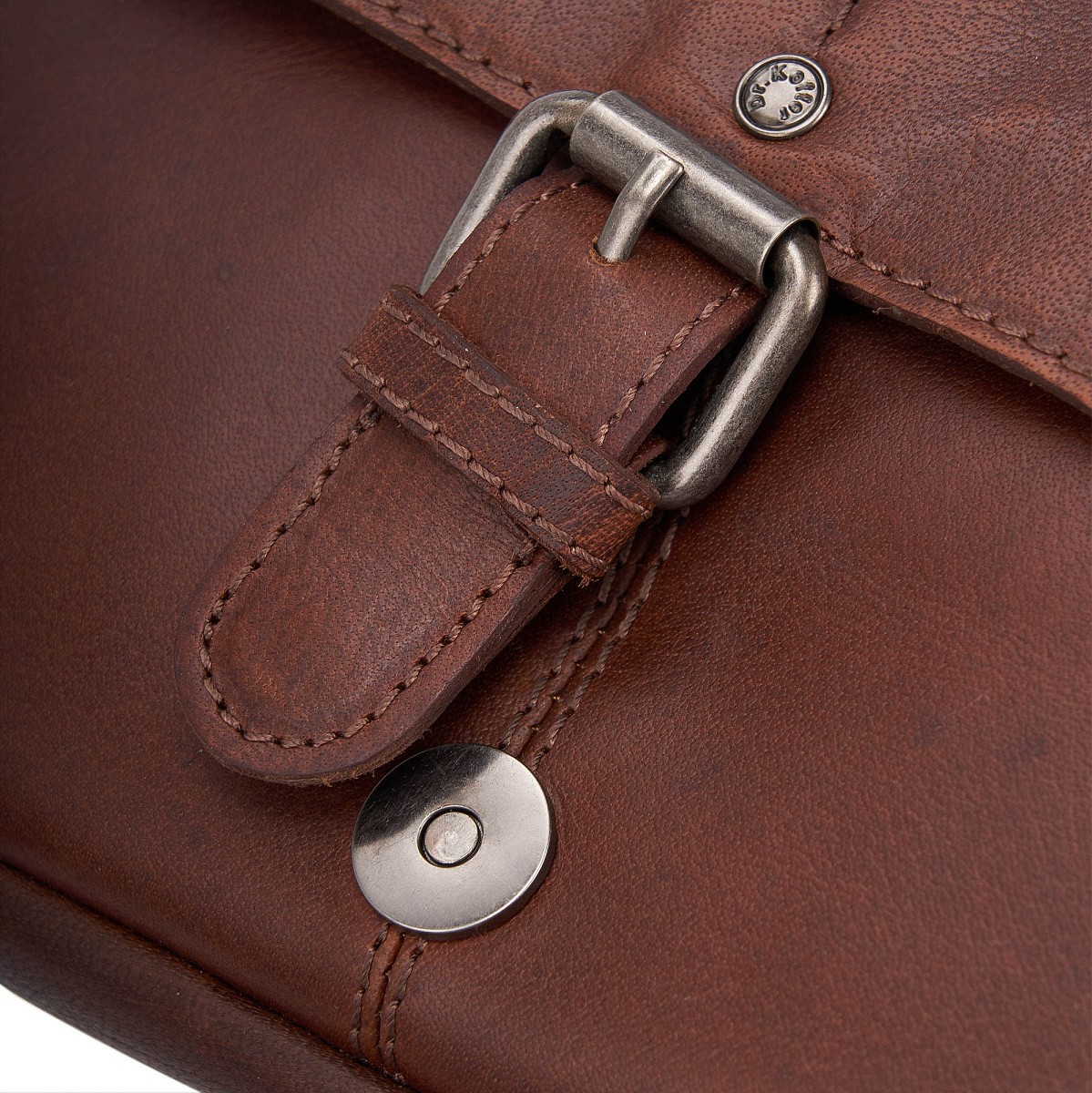 Женская сумка Dr.Koffer из натуральной кожи светло-коричневая