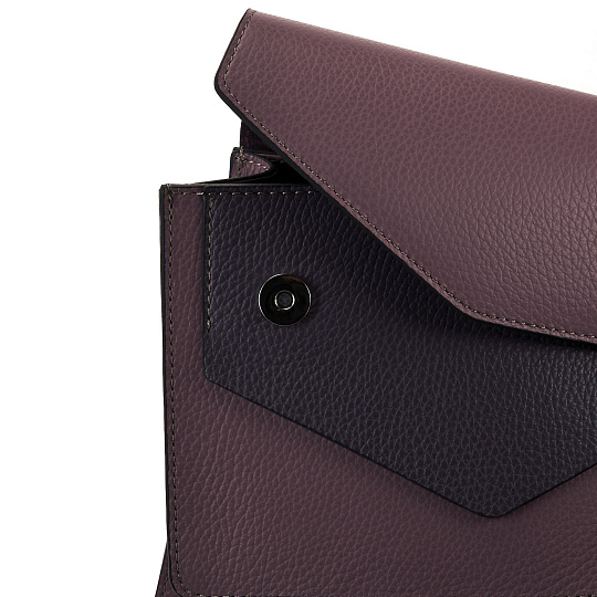 Женская сумка Dr. Koffer из натуральной кожи цвета фуксия