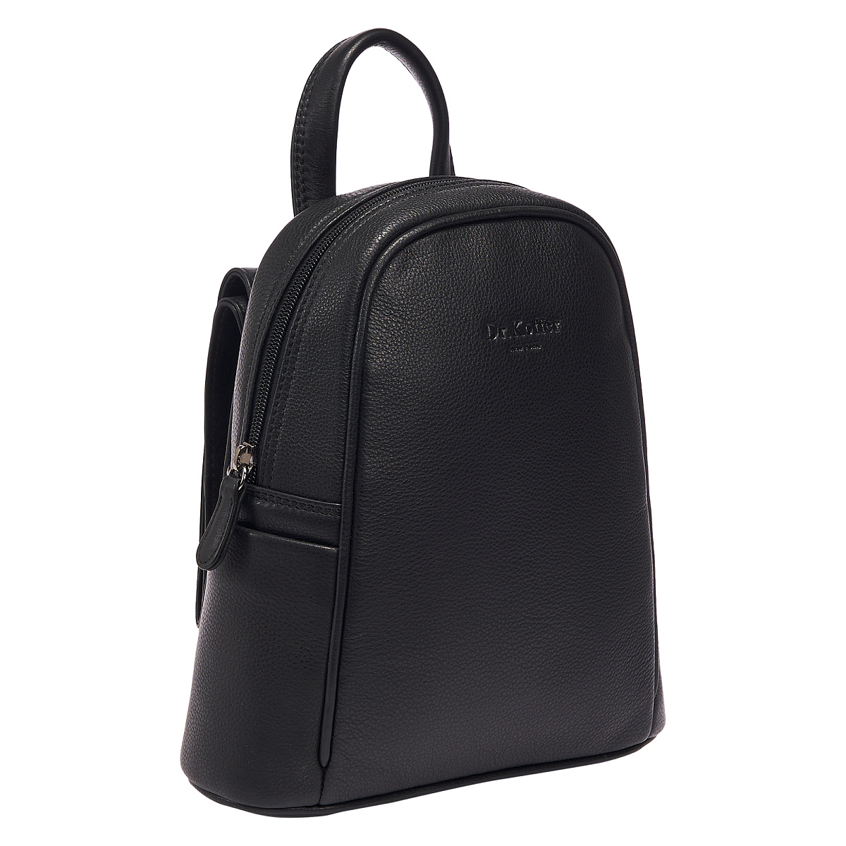 Рюкзак Dr.Koffer из натуральной кожи черный