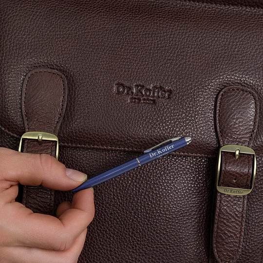 Сумка планшет Dr.Koffer из натуральной кожи коричневый