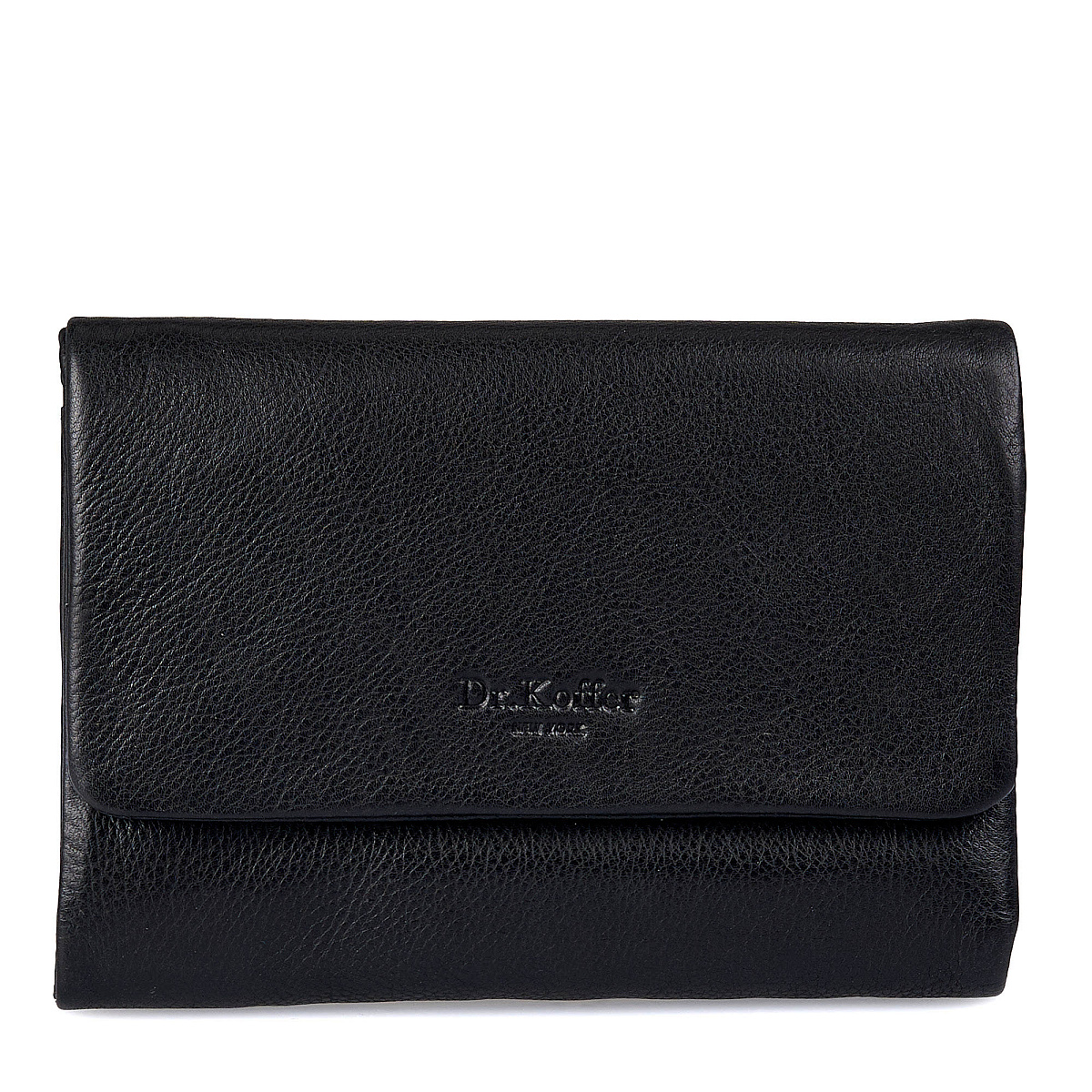 Портмоне Dr.Koffer из натуральной кожи черное