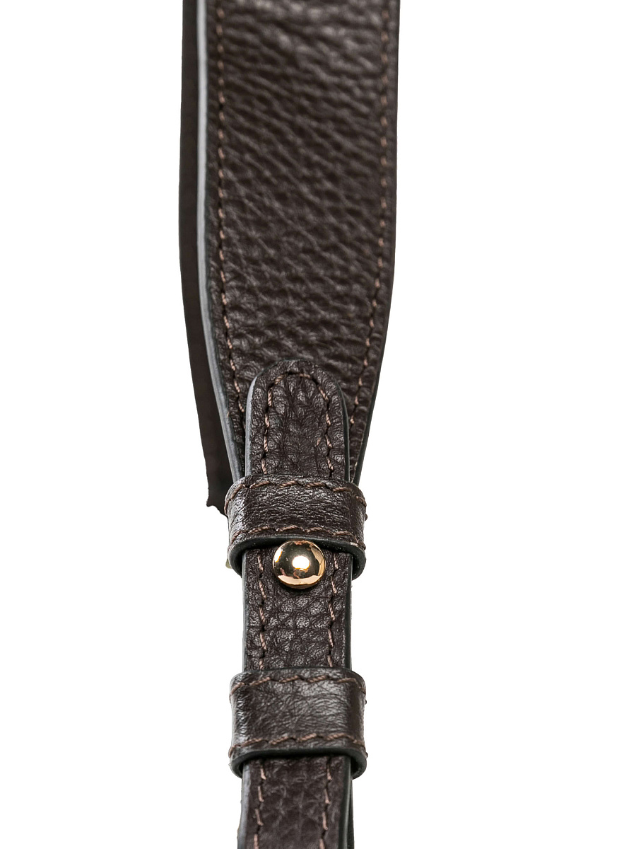 Женская сумка Dr. Koffer из натуральной кожи коричневая