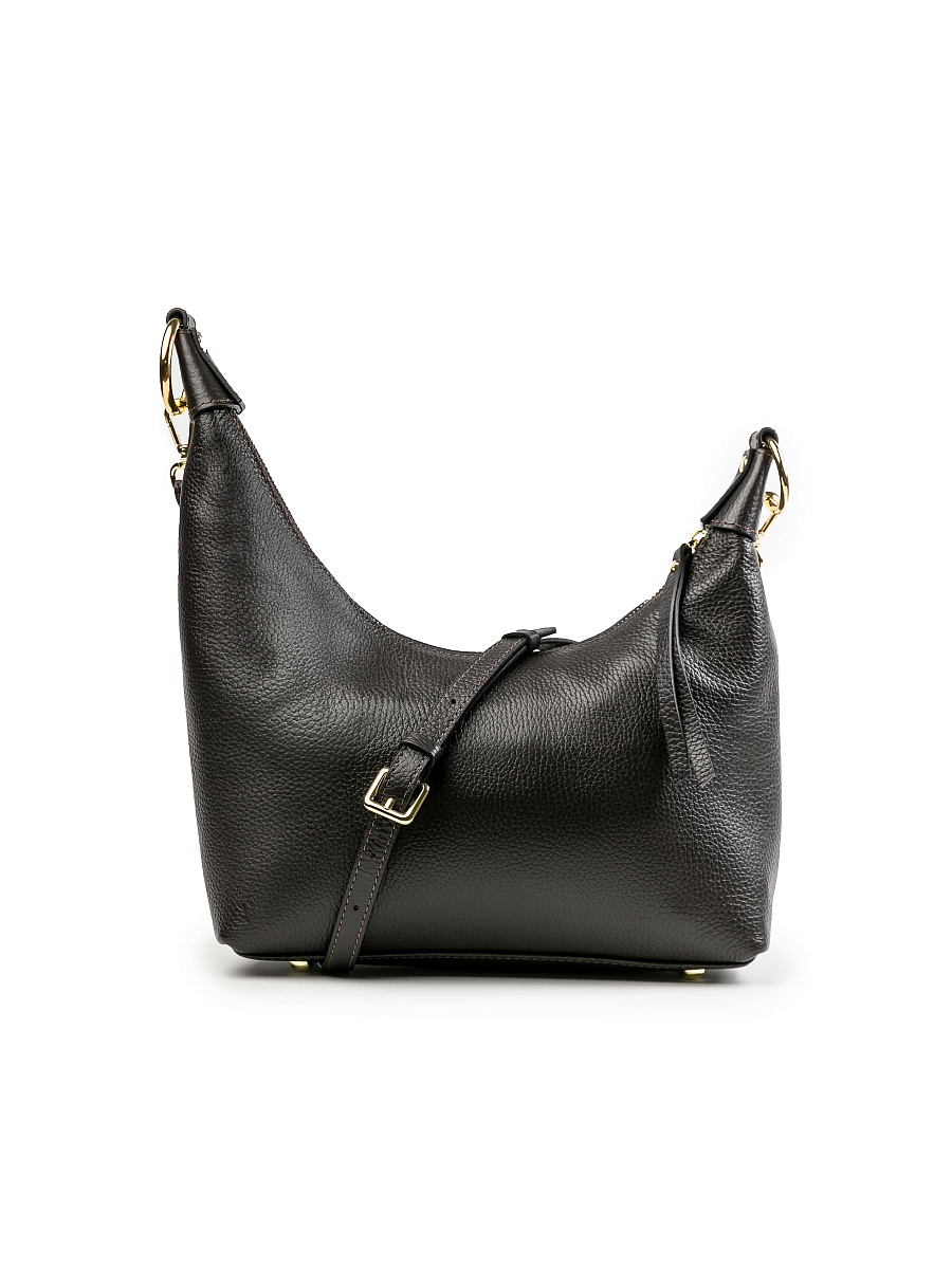 Женская сумка Dr.Koffer из натуральной кожи темно-коричневая