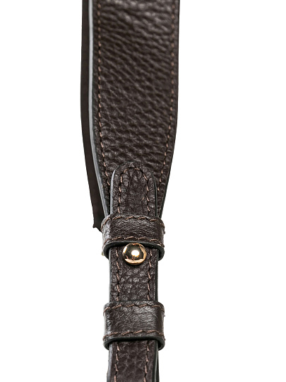 Женская сумка Dr. Koffer из натуральной кожи коричневая