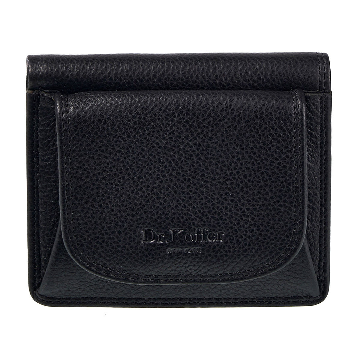 Кошелек Dr.Koffer из натуральной кожи черный