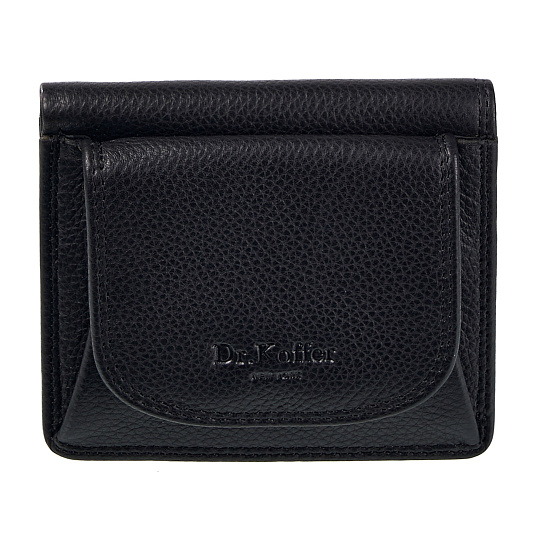 Кошелек Dr.Koffer из натуральной кожи черный
