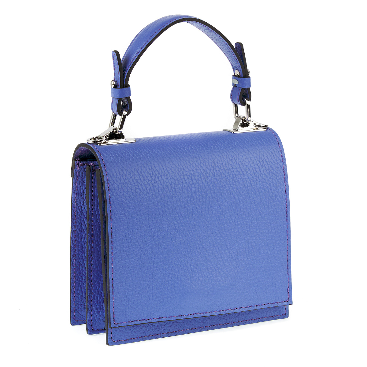 Женская сумка Dr. Koffer из натуральной кожи фиолетовая