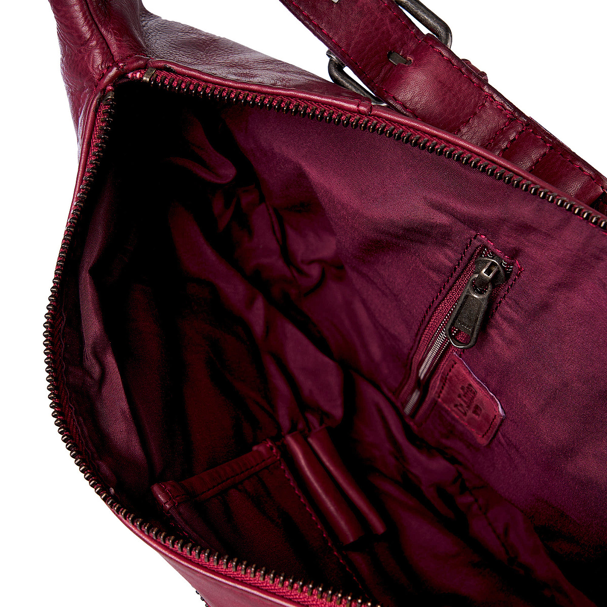 Рюкзак Dr.Koffer из натуральной кожи бордовый