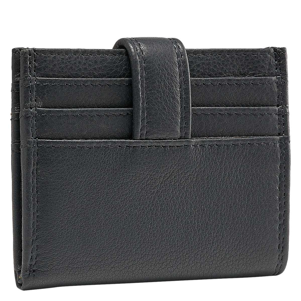 Кредитница Dr.Koffer из натуральной кожи синяя