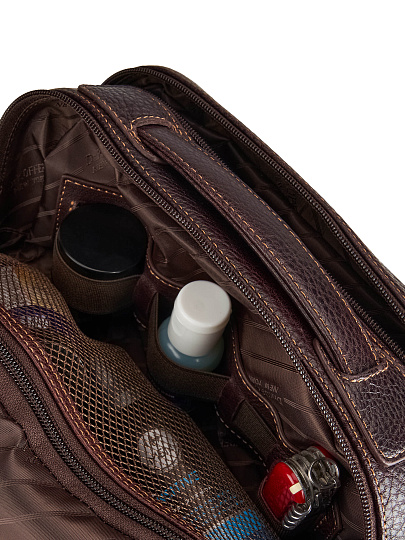 Несессер Dr.Koffer из натуральной кожи коричневый