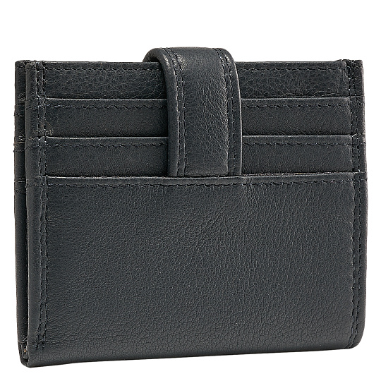 Кредитница Dr.Koffer из натуральной кожи синяя