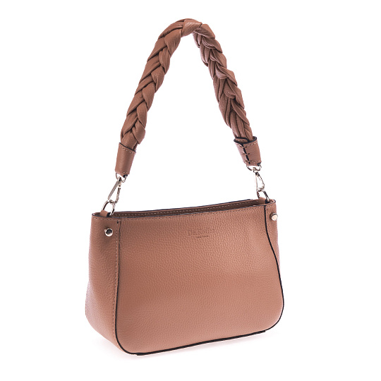 Женская сумка Dr. Koffer из натуральной кожи коричневая