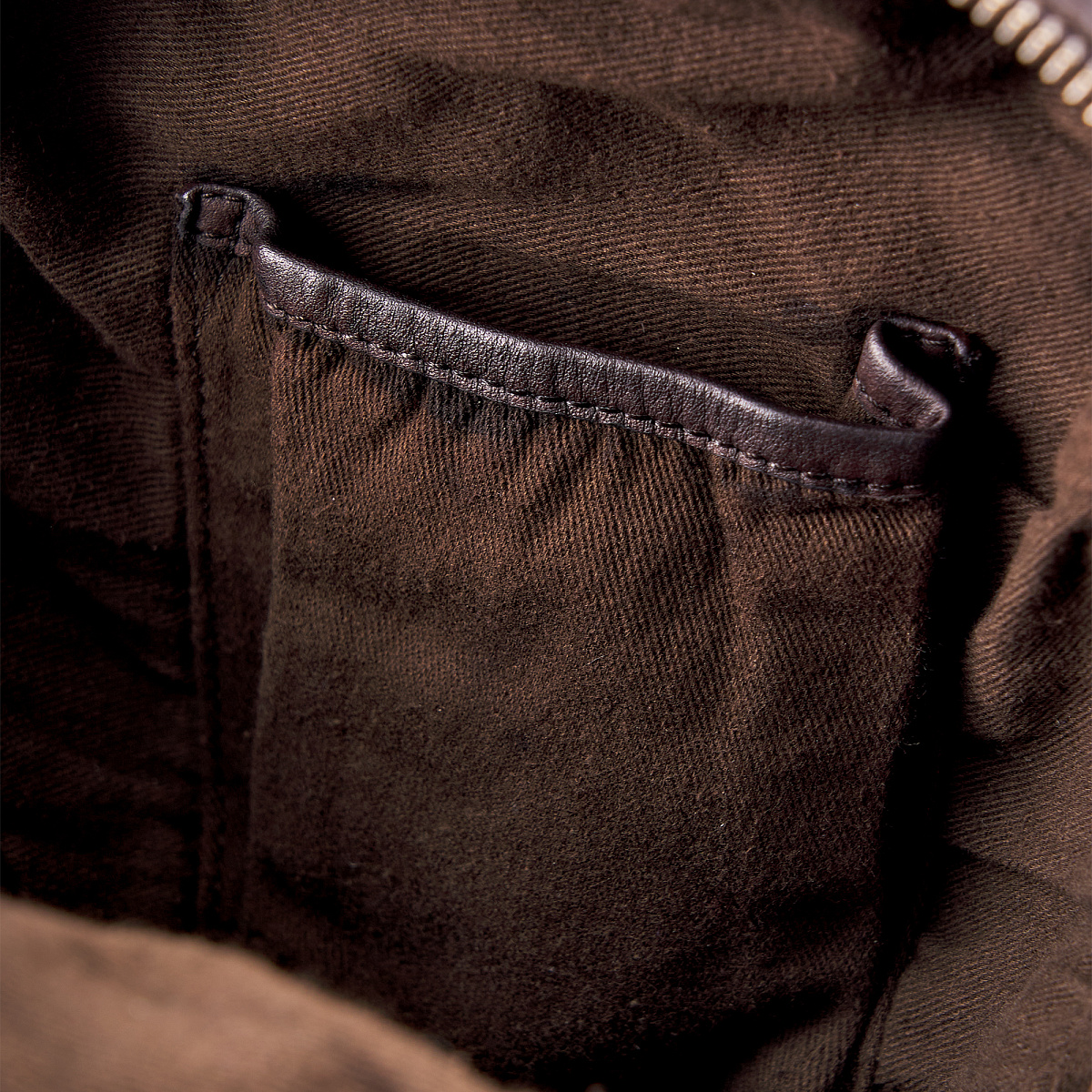 Рюкзак Dr.Koffer из натуральной кожи темно-коричневый