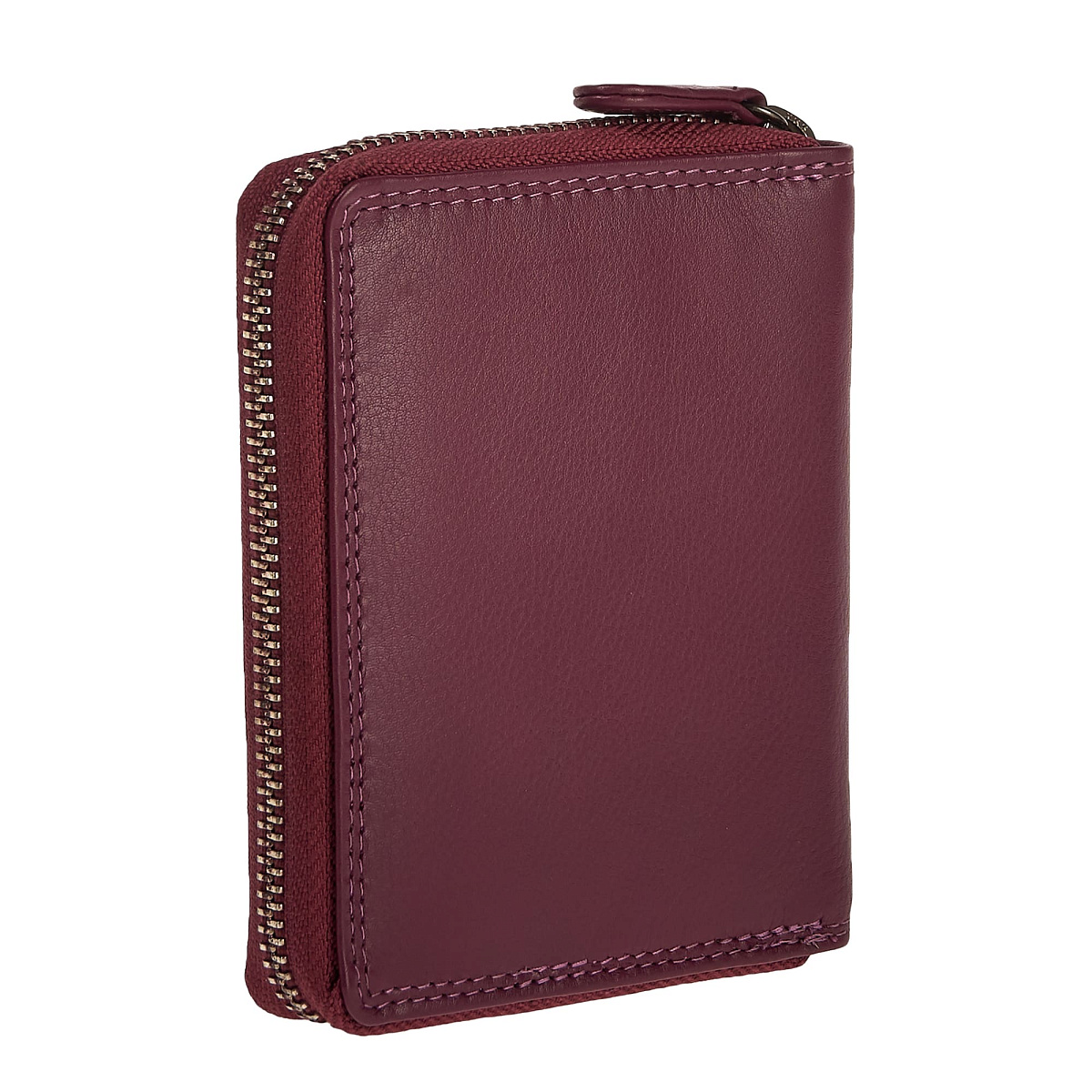 Портмоне Dr.Koffer из натуральной кожи бордовое