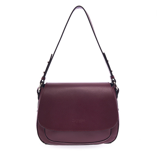 Женская сумка Dr. Koffer из натуральной кожи бордовая