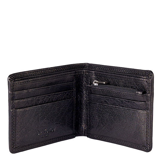 Портмоне Dr.Koffer из натуральной кожи черное