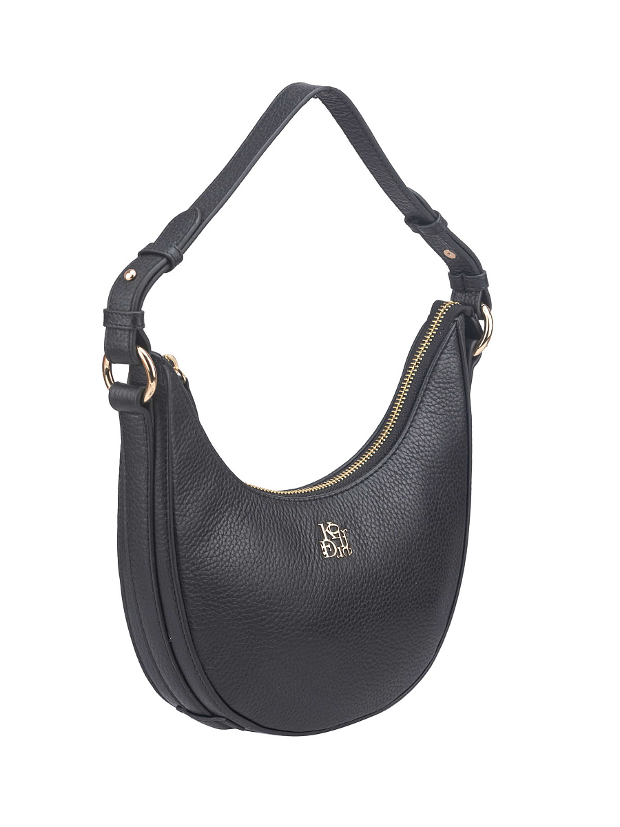 Женская сумка Dr. Koffer из натуральной кожи черная