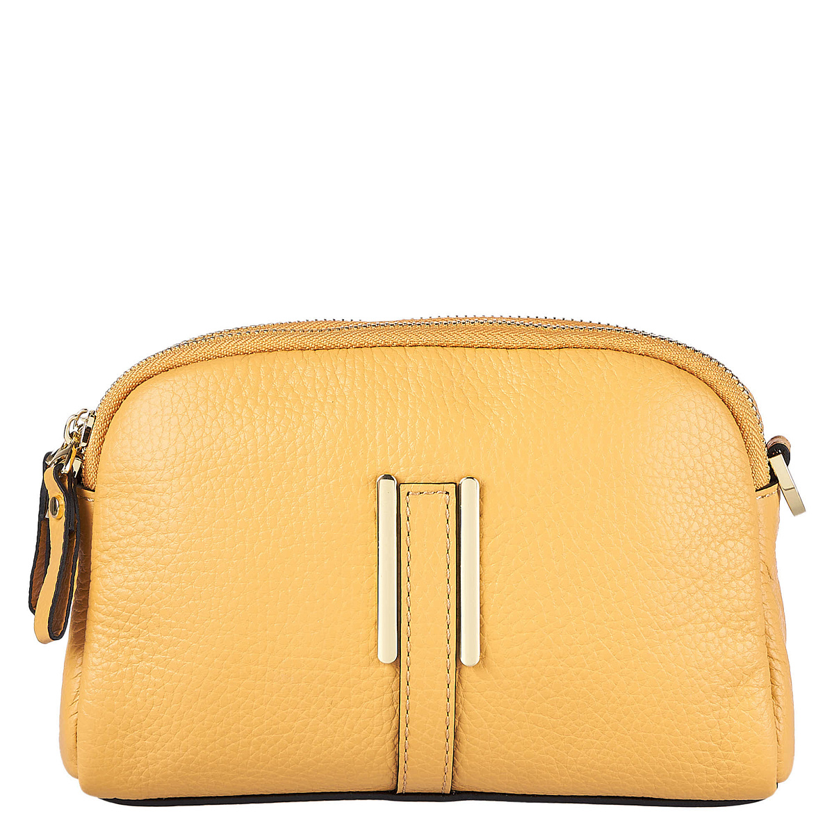 Женская сумка Dr. Koffer из натуральной кожи оранжевая