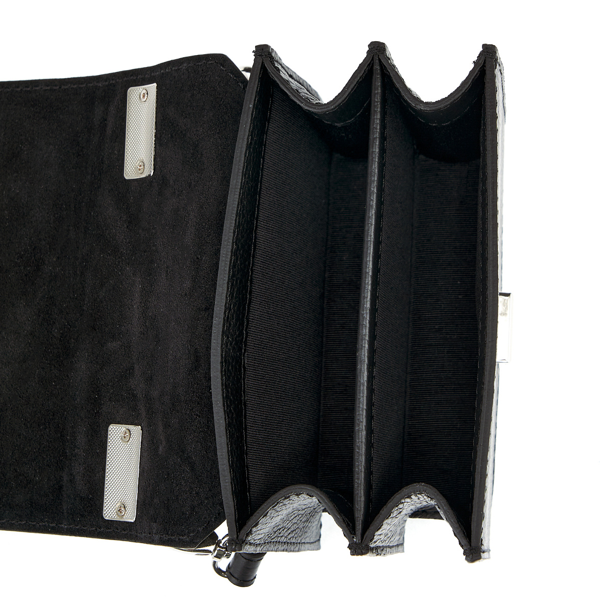 Женская сумка Dr. Koffer из натуральной кожи черная