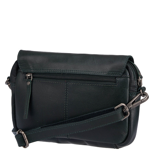 Женская сумка Dr.Koffer из натуральной кожи зеленая