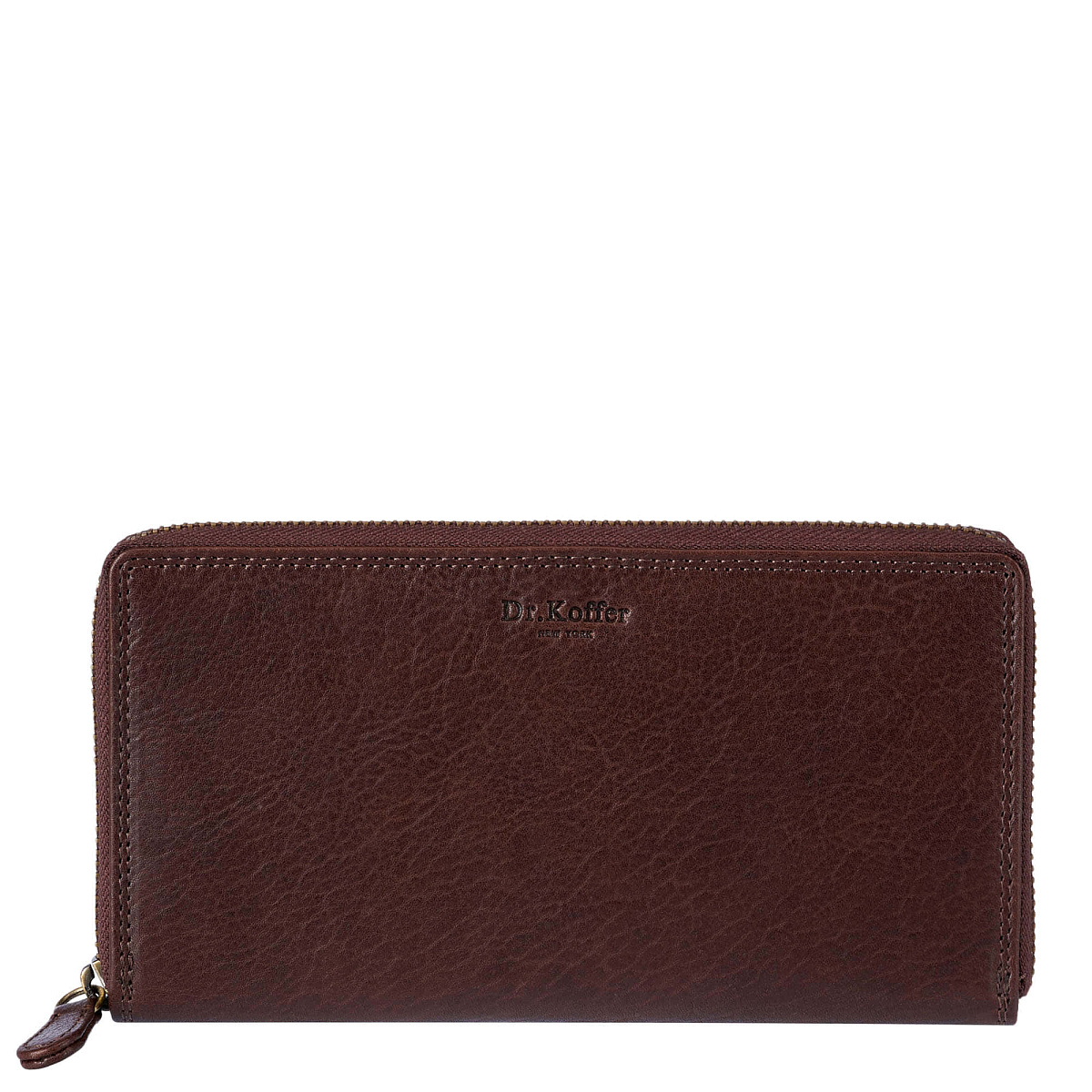 Портмоне Dr.Koffer из натуральной кожи коричневое