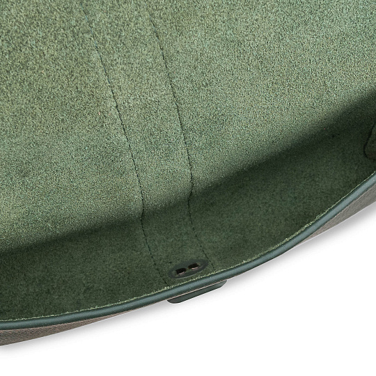 Очечник Dr.Koffer из натуральной кожи зеленый