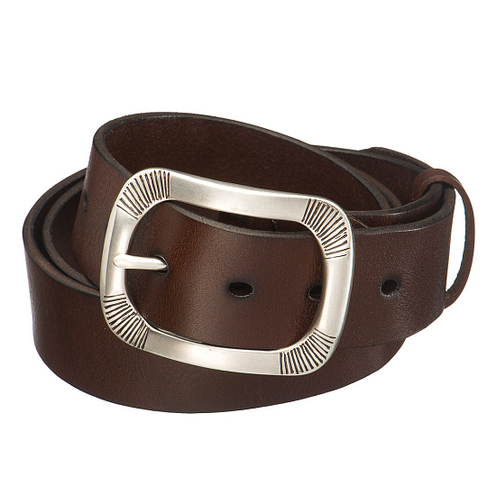 Ремень с прямоугольной теснённой пряжкой  Dr.Koffer GX9977D/AS120-198-05