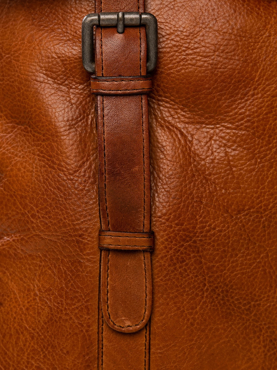 Рюкзак Dr.Koffer из натуральной кожи светло-коричневый