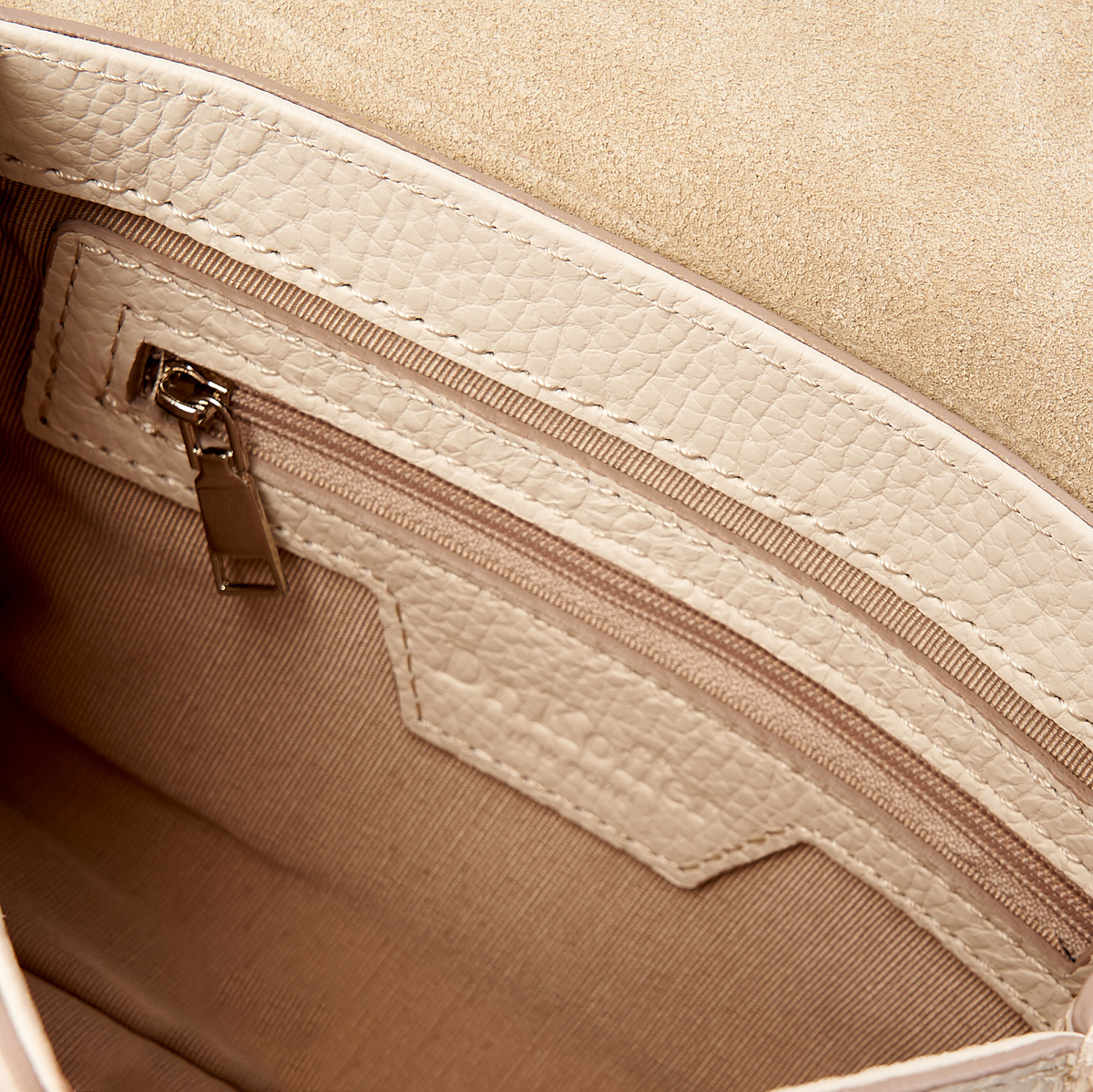 Женская сумка Dr. Koffer из натуральной кожи белая