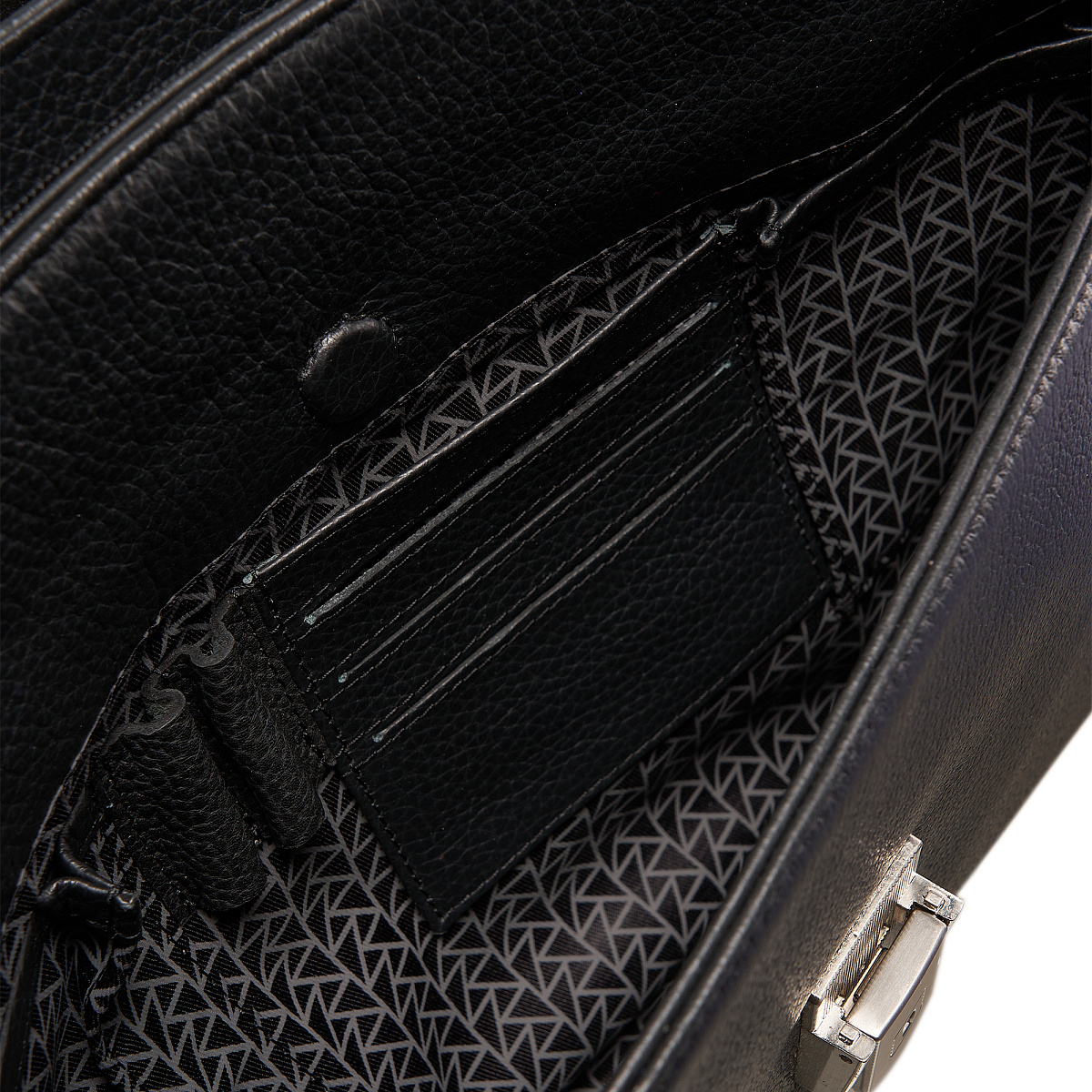 Портфель Dr.Koffer из натуральной кожи черный