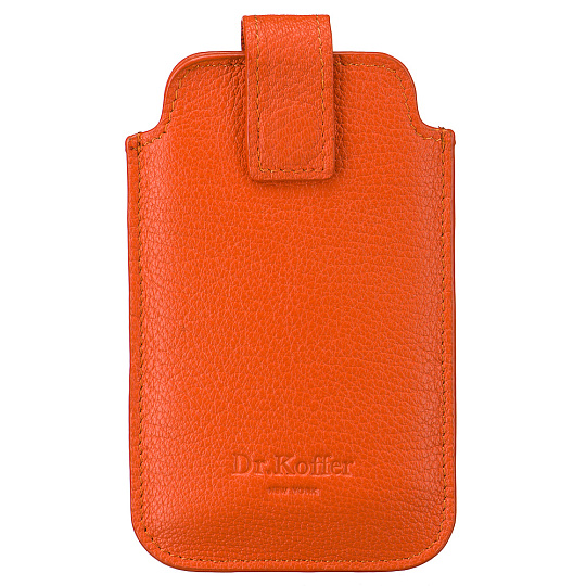 Чехол для телефона из натуральной кожи розовый Dr.Koffer