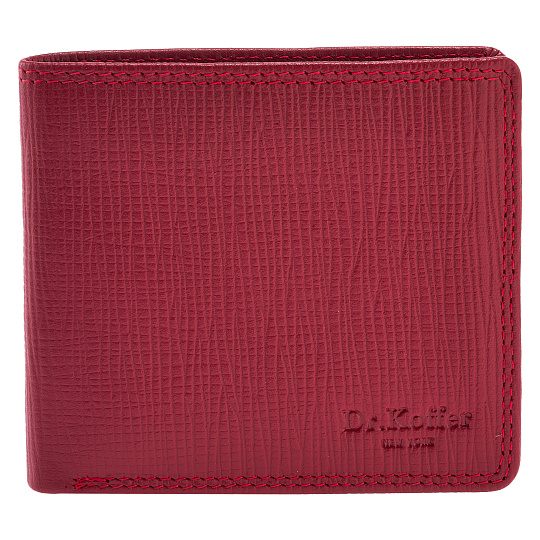 Портмоне Dr.Koffer из натуральной кожи красное