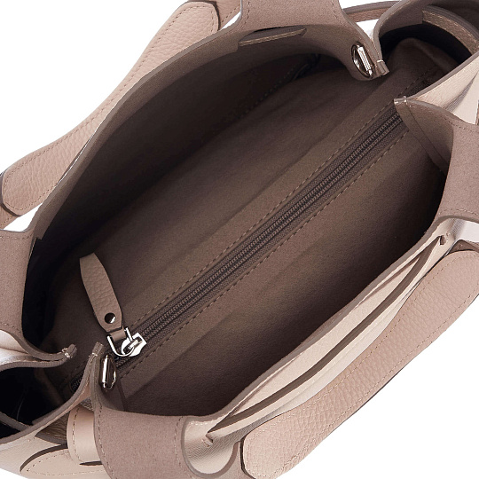 Женская сумка Dr. Koffer из натуральной кожи розовая