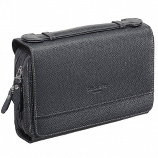 Мужская сумка визитка из натуральной текстурированной кожи Dr.Koffer B402499-141-77