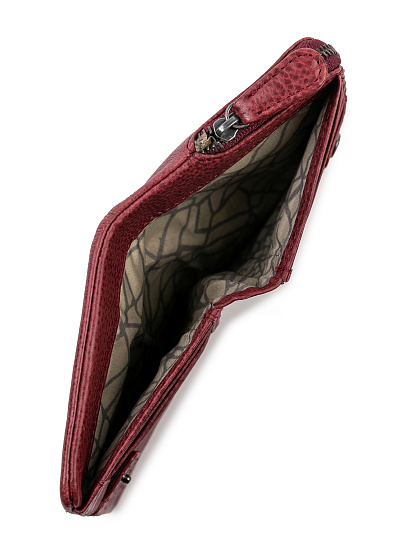 Портмоне Dr.Koffer из натуральной кожи бордовое