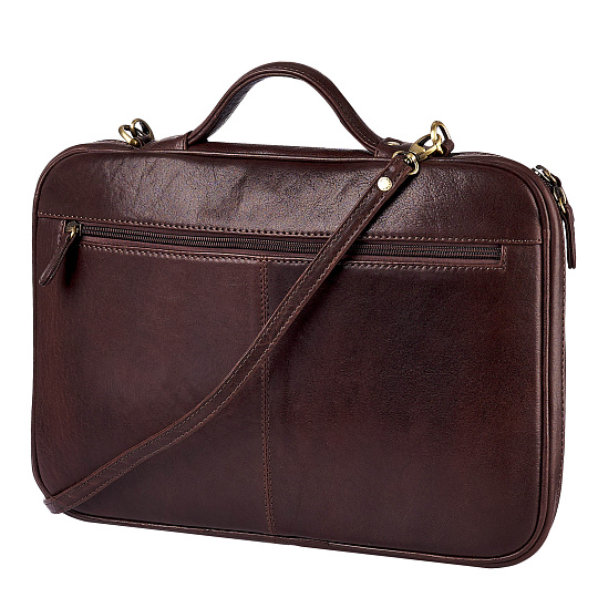 Папка для документов с ручкой Dr. Koffer из натуральной кожи