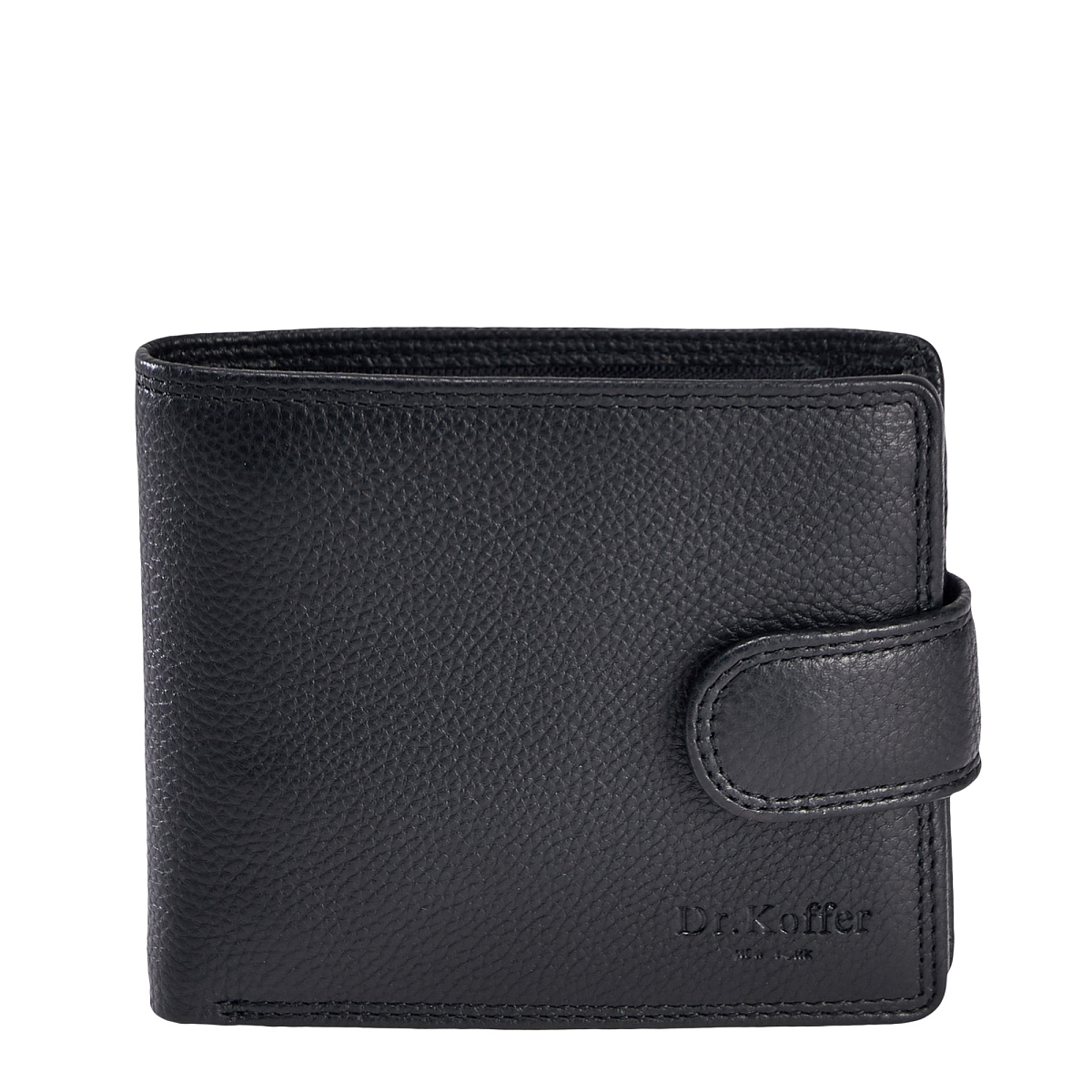 Портмоне Dr.Koffer из натуральной кожи черное