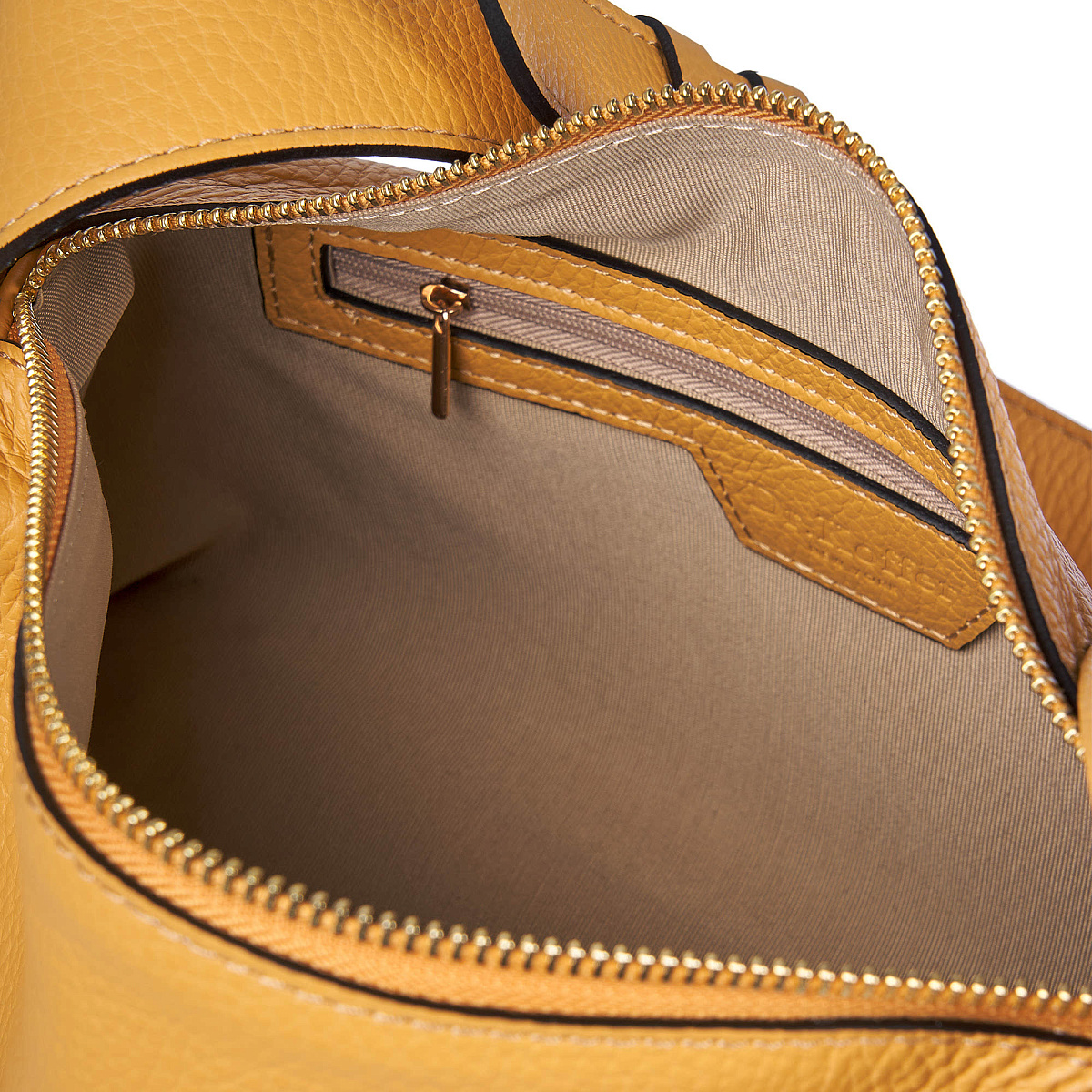 Женская сумка Dr. Koffer из натуральной кожи оранжевая