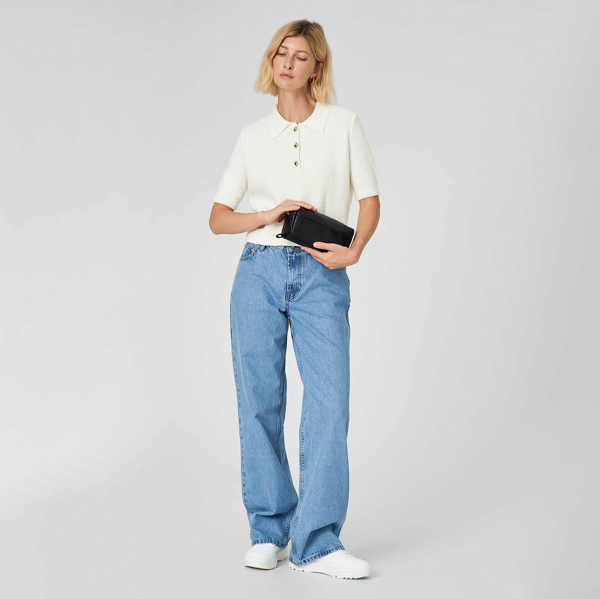 Несессер Dr. Koffer из натуральной кожи черный