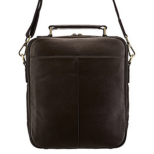 Темно-коричневая мужская сумка через плечо Dr.Koffer M402585-220-09