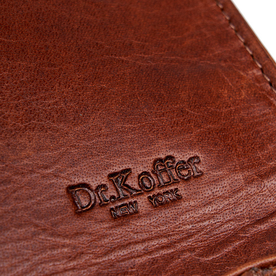 Рюкзак Dr.Koffer из натуральной кожи светло-коричневый