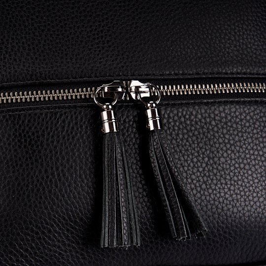 Рюкзак Dr.Koffer из натуральной кожи черный