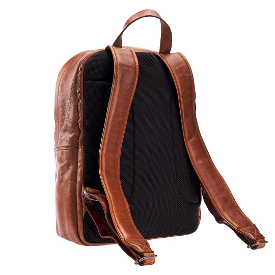 Рюкзак Dr.Koffer из натуральной кожи светло-коричневый