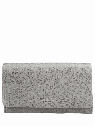 Кошелек Dr.Koffer из натуральной кожи серый