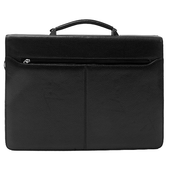 Стильный портфель с кодовым замком и съемной ручкой (черного цвета) Dr.Koffer P402127-02-04