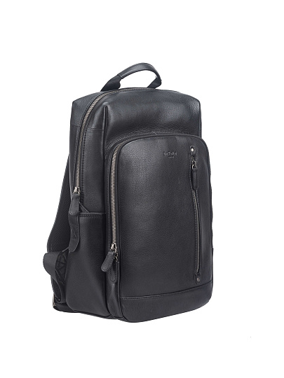 Рюкзак Dr. Koffer из натуральной кожи черный